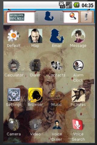 Sherlock Holmes Theme Adler Android Themes