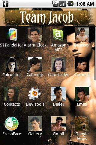 Team Jacob Theme Android Personalization