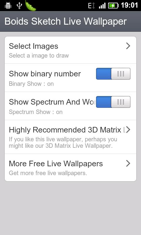 Boids Sketch Live Wallpaper Android Themes
