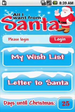 A Letter To Santa – Wishlist Android Themes