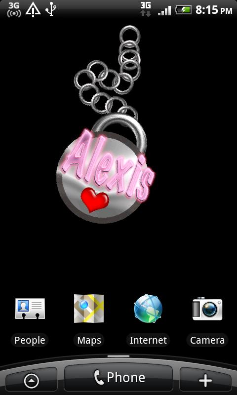 Alexis Name Tag Android Themes