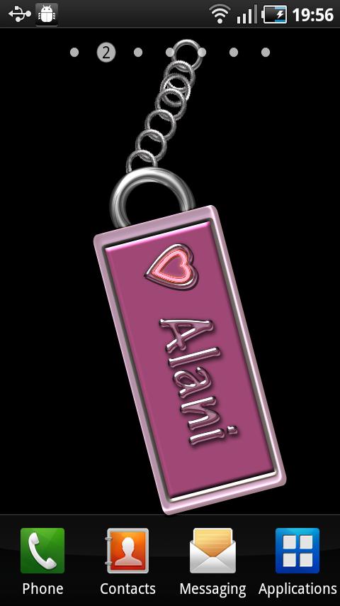 Alani Name Tag Android Themes