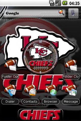 Kansas City Chiefs theme Android Themes