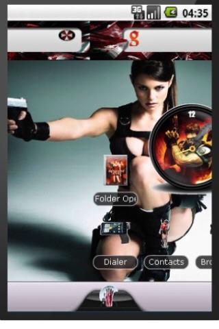 Resident Evil 3-D Girls Android Themes