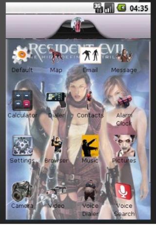 Resident Evil 3-D Girls Android Themes