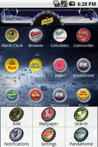 HD Theme:Drink!Drink! Android Themes