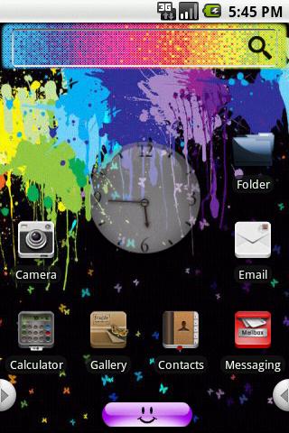 HD Theme:Colorful World Android Themes