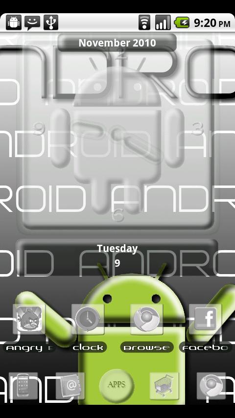 ADWTheme Etched Glass Android Themes