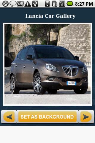 Lancia Cars Gallery Android Personalization