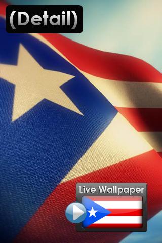 Flag of Puerto Rico LWP Android Themes