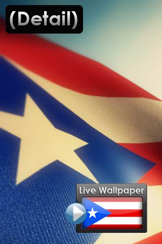 Flag of Puerto Rico LWP Android Themes