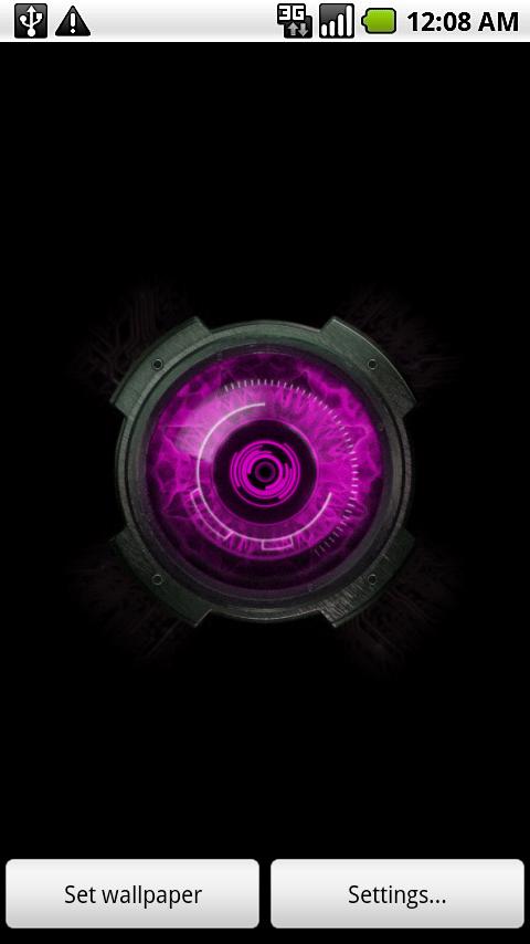 Pink Eye Live Wallpaper Android Themes