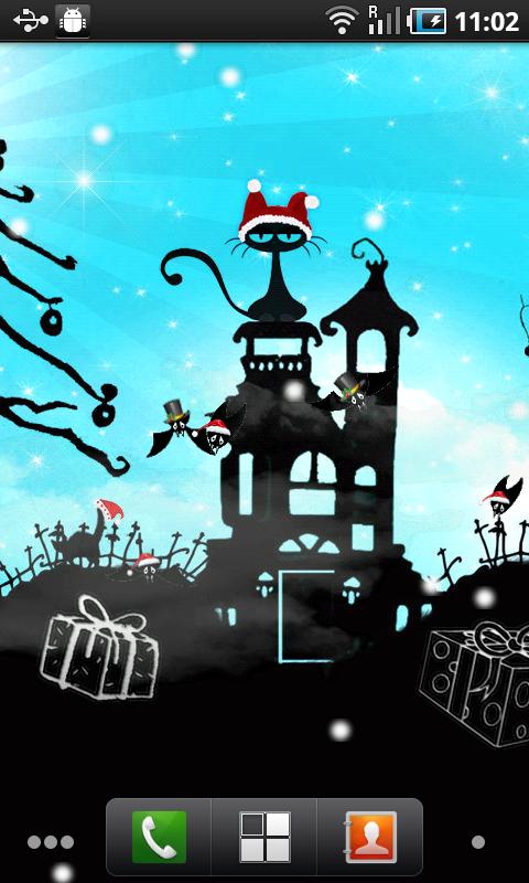 Xmas Glory Nite Live Wallpaper Android Personalization