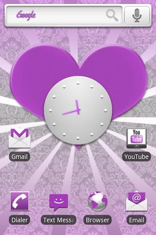 MissDroid Lilac Home Theme Android Themes