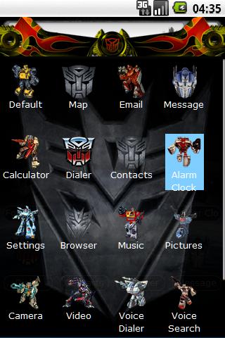 ULTIMATE Transformers theme Android Themes