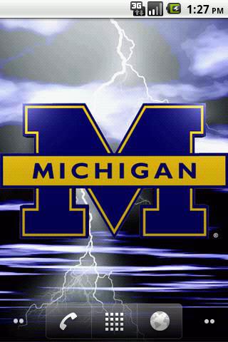 Michigan Wolverines LWP Android Personalization