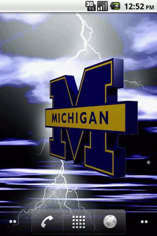 Michigan Wolverines LWP Android Personalization