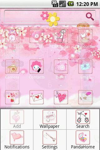 HD Theme:Love SeasonII Android Themes