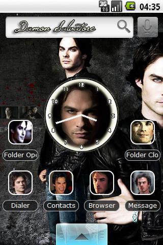 Theme: Damon Salvatore Android Themes