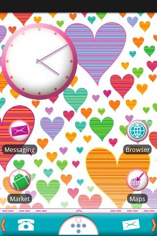 Joyful Hearts Theme Android Themes
