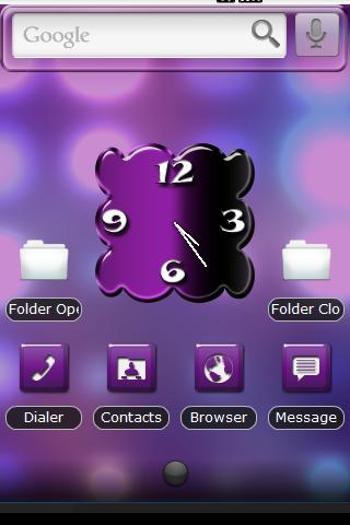 Purple Passion Home Theme Android Themes