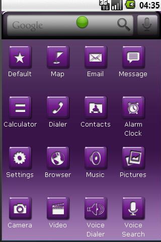 Purple Passion Home Theme Android Themes