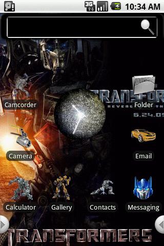 HD Theme:Transformers Android Themes