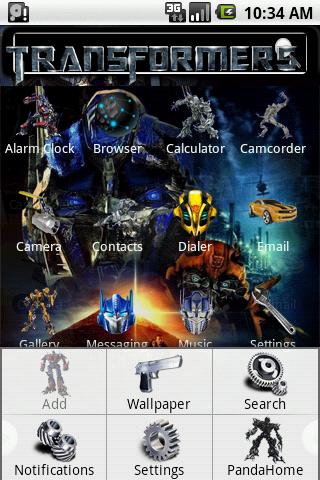 HD Theme:Transformers Android Themes