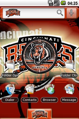 Theme: Cincinnati Bengals Android Personalization