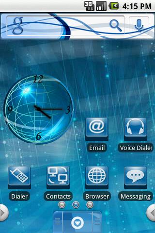 Theme:Blue Illusion Android Themes