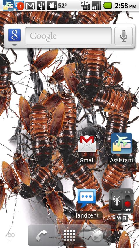 Infestation Live Wallpaper Android Themes