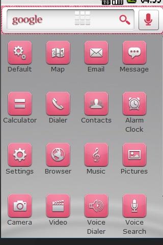 Pretty Pink Plaid Home Theme Android Themes