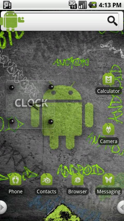 HD Theme:Green Droid