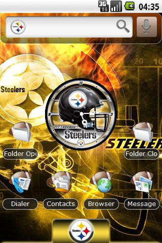Theme: Pittsburgh Steelers Android Personalization