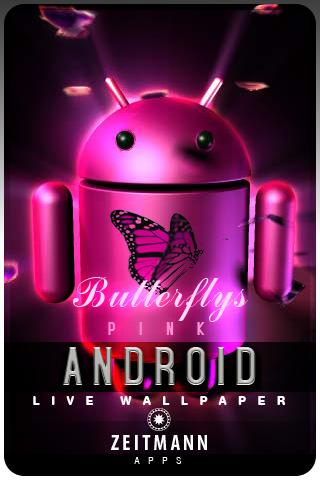 DROID PINK live wallpapers Android Themes