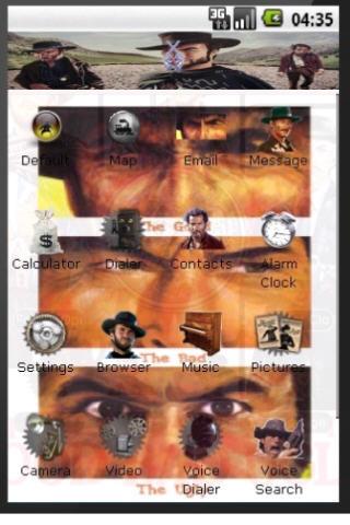 Good Bad Ugly + Ringtone Android Themes