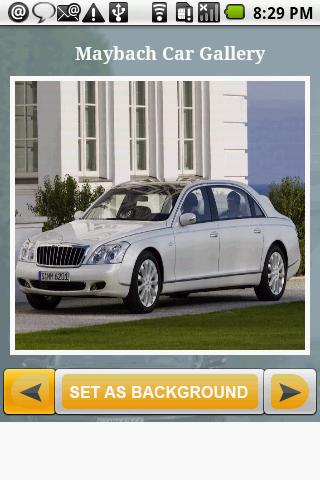 Maybach Cars Gallery Android Personalization