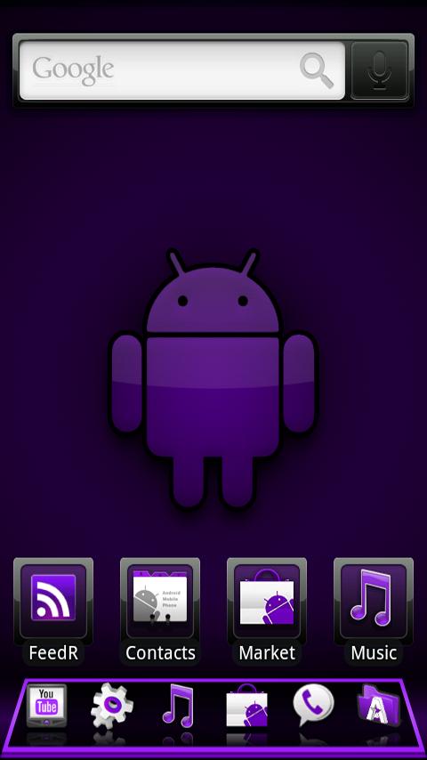 ADWTheme Incredible Purple Android Themes