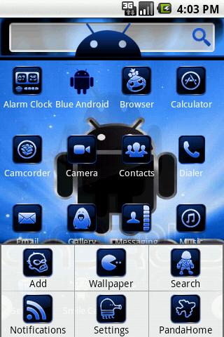 Theme:Blue Droid Android Themes