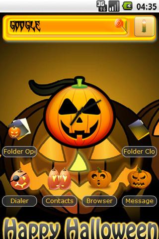 Pumpkin Time Android Themes