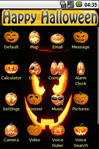Pumpkin Time Android Themes