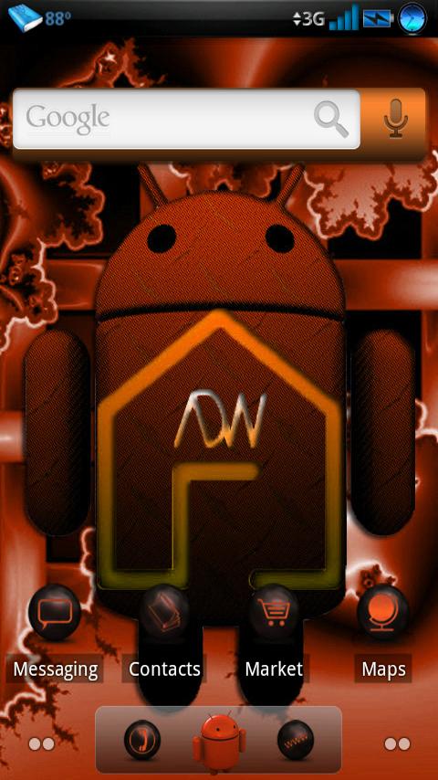 ADWTheme AntiqueOrange Android Personalization