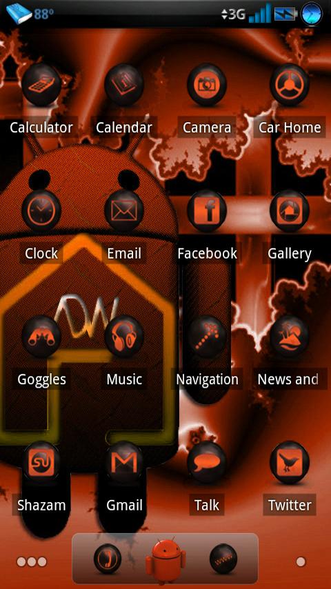 ADWTheme AntiqueOrange Android Personalization