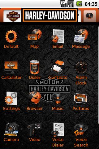 Theme: Harley Davidson Android Themes