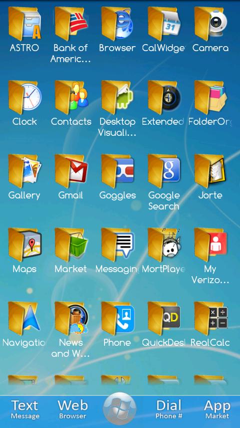 ADW Theme Windows 7 Android Themes