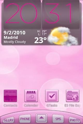 ADW.Theme.Two (Pinksia) Android Themes