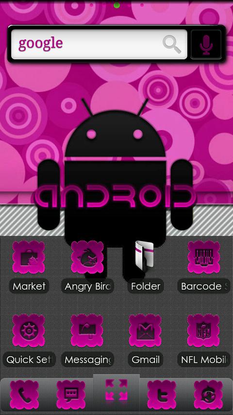 ADWTheme  Pinky Bubble Android Themes