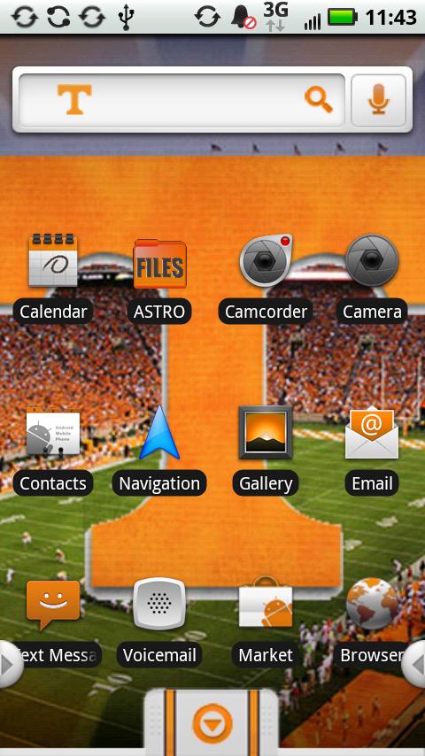 Tennessee University Theme