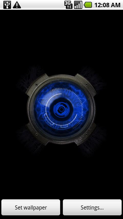 Blue Eye Live Wallpaper Android Themes