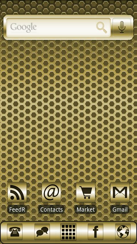 ADW Theme Gold Android Themes